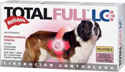 Desparasitante para Perros Total FULL LC - Perros Grandes - 3 Comprimidos